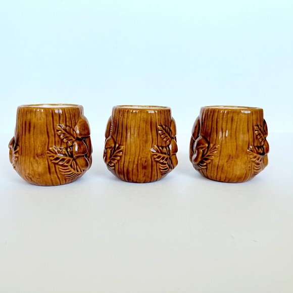 Vintage 70s Cottagecore Arnel's Merry Mushroom Ceramic Mug and Tray Snack Set - Picture 11 of 17